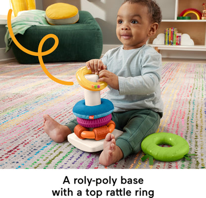Fisher-Price Sensory Rock-a-Stack, Baby Toy