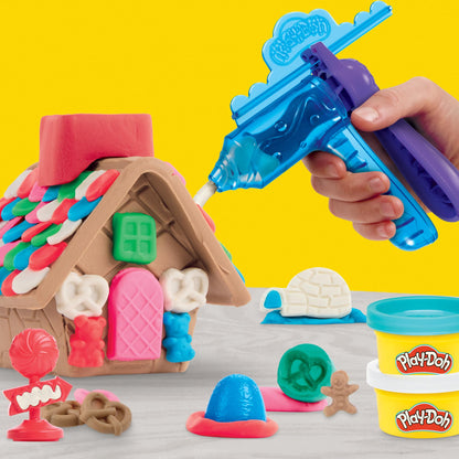 Play-Doh Builder Mini Gingerbread House, Arts & Crafts Toy Building Kit, Multi-Season Set with 8 Play-Doh Cans for Kids Ages 5+ (Amazon Exclusive) 🍁 All In One Marketplace Canada