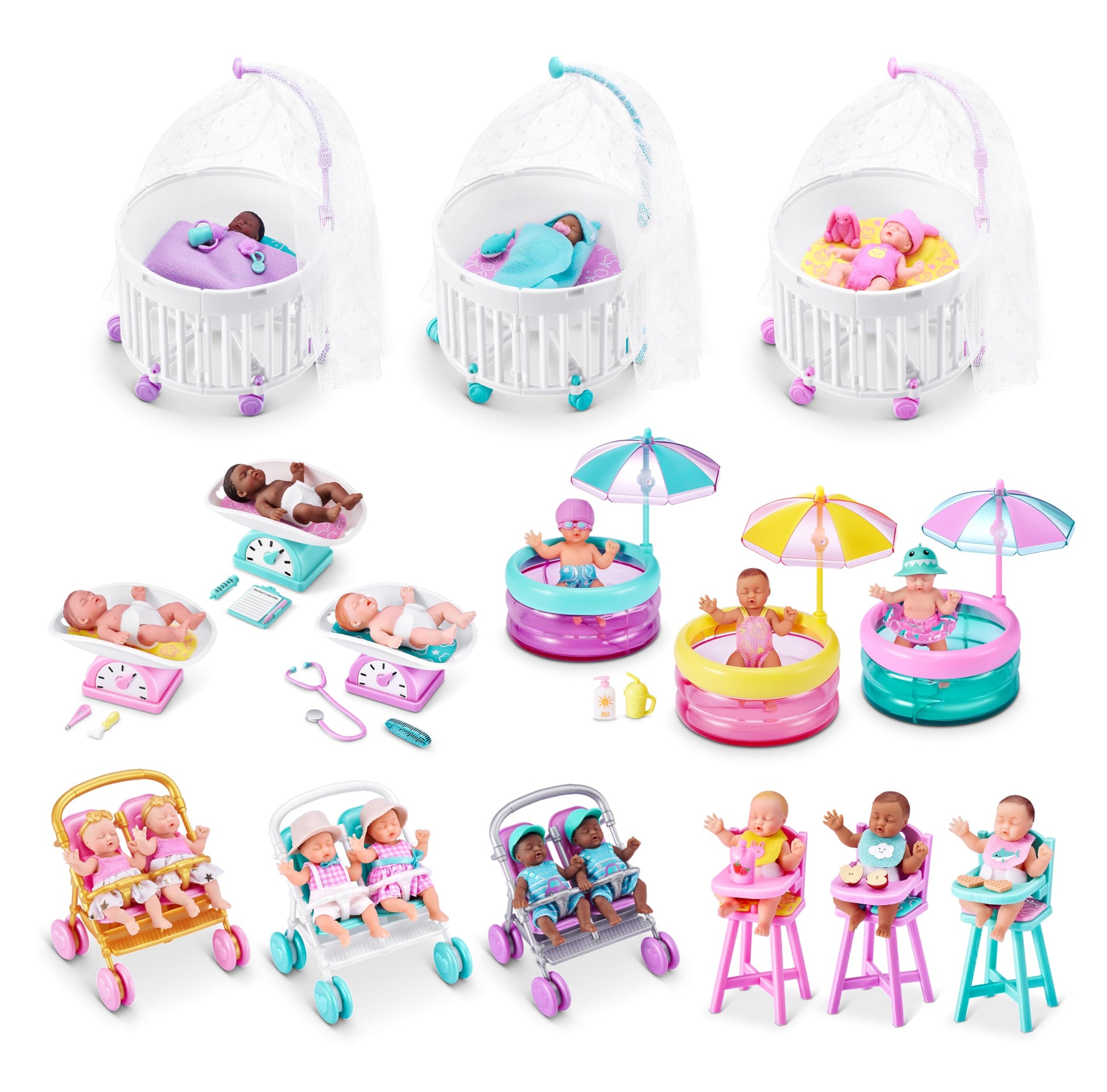 5 Surprise My Mini Baby Series 2 (2 Pack) by ZURU ZURU MY MINI