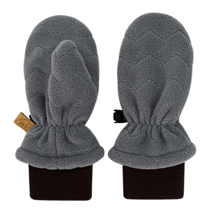 Jan & Jul Fleece Winter Mittens for Toddlers (Dark Grey, M) 🍁 All In One Marketplace Canada