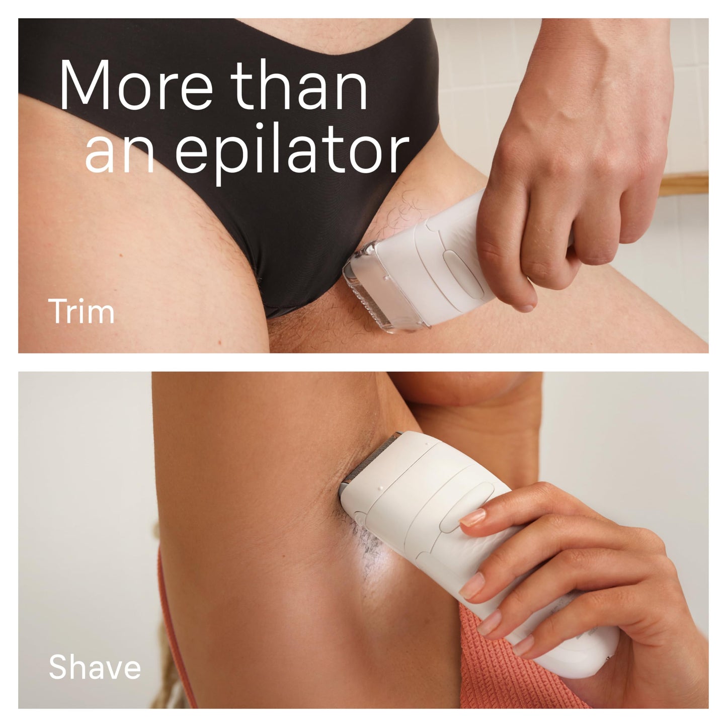 Braun Silk-épil 7 Epilator, Wet and Dry, Wide Head, Includes Shaver Head and Trimmer Comb, SE7-041, Silver - Available at All In One Marketplace Canada