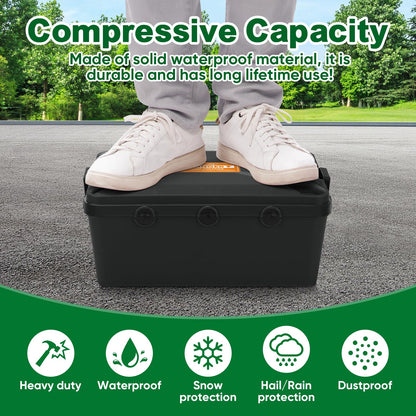 BlumWay Large Outdoor Electrical Box, IP54 Waterproof Box, 12.5x8.5x5 inch 🍁 All In One Marketplace Canada