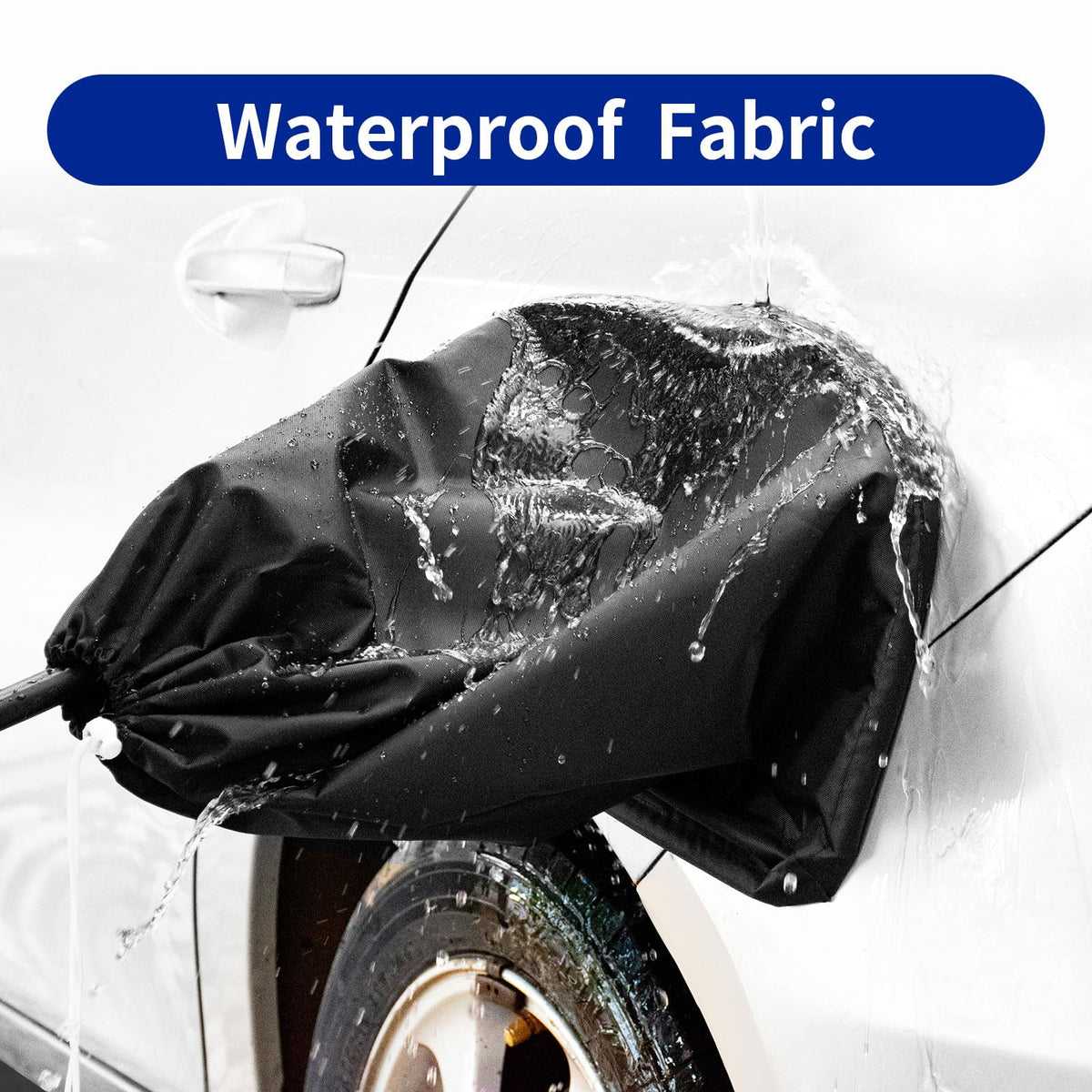 LZSTEC EV Charger Port Cover, Electric Car Charger Plug Cover, Outdoor Waterproof Winter Snow Rain UV All-Weather Protection, Magnetic Attachment, Suitable for Steel-Bodied Electric Vehicles 🍁 All In One Marketplace Canada