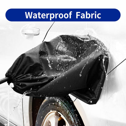 LZSTEC EV Charger Port Cover, Electric Car Charger Plug Cover, Outdoor Waterproof Winter Snow Rain UV All-Weather Protection, Magnetic Attachment, Suitable for Steel-Bodied Electric Vehicles 🍁 All In One Marketplace Canada