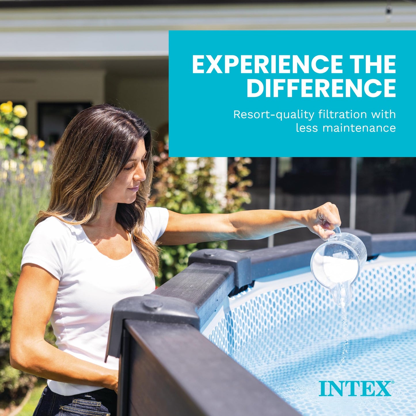 INTEX Krystal Clear Saltwater Pool Chlorine System for Above Ground Pools up to 4,500 Gallons, Pool Cleaner with Automatic Timer and Self Cleaning 🍁 All In One Marketplace Canada