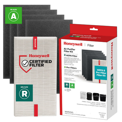 Genuine Honeywell HRF-ARVP100 1-Year Value Filter Kit for Medium Room HPA100 Series HEPA Console Air Purifiers Honeywell