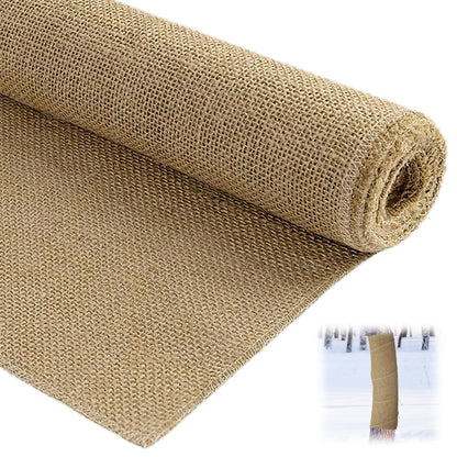 Vefhby Burlap Roll, 19.7FT x 15.7in Natural Burlap Fabric Tree Trunk Protector, Winter Outdoor Burlap Tree Wrap for Plant Winter Covering, Frost & Freeze Protection, Decor, Crafts, Gardening 🍁 All In One Marketplace Canada