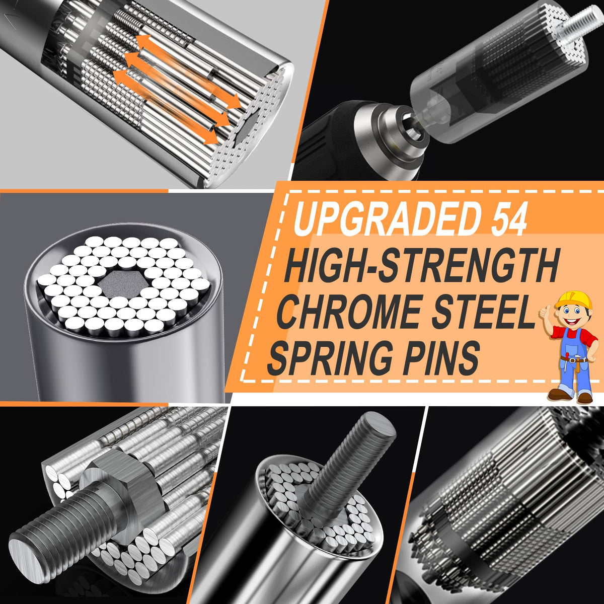 Stocking Stuffers for Men Adults Super Universal Socket Tools Christmas Gifts for Men, White Elephant Gifts for Adults, Ideas Gifts for Dad Him Husband Cool Gadgets Gifts for Men Who Have Everything 🍁 All In One Marketplace Canada