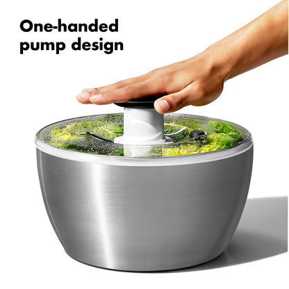 OXO Good Grips Good Grips Steel Salad Spinner 🍁 All In One Marketplace Canada OXO