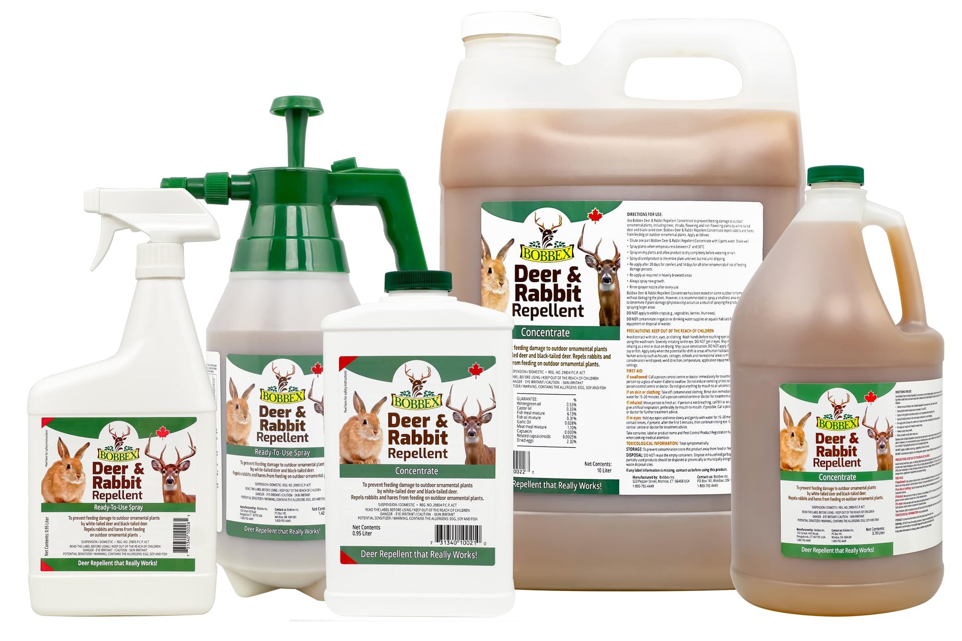 Bobbex Deer & Rabbit Repellent 0.95 Liter Concentrate Bobbex