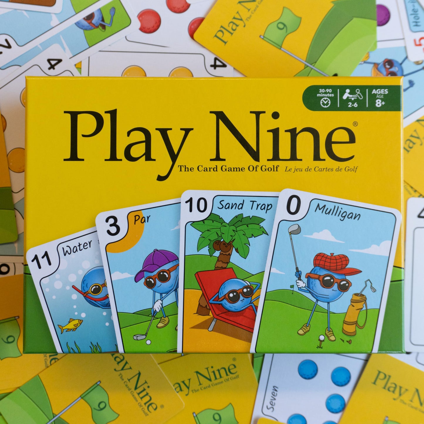 Play Nine - The Card Game of Golf, Best Card Games for Families, Strategy Game for Couples, Fun Game Night Kids, Teens and Adults, The Perfect Golf Gift