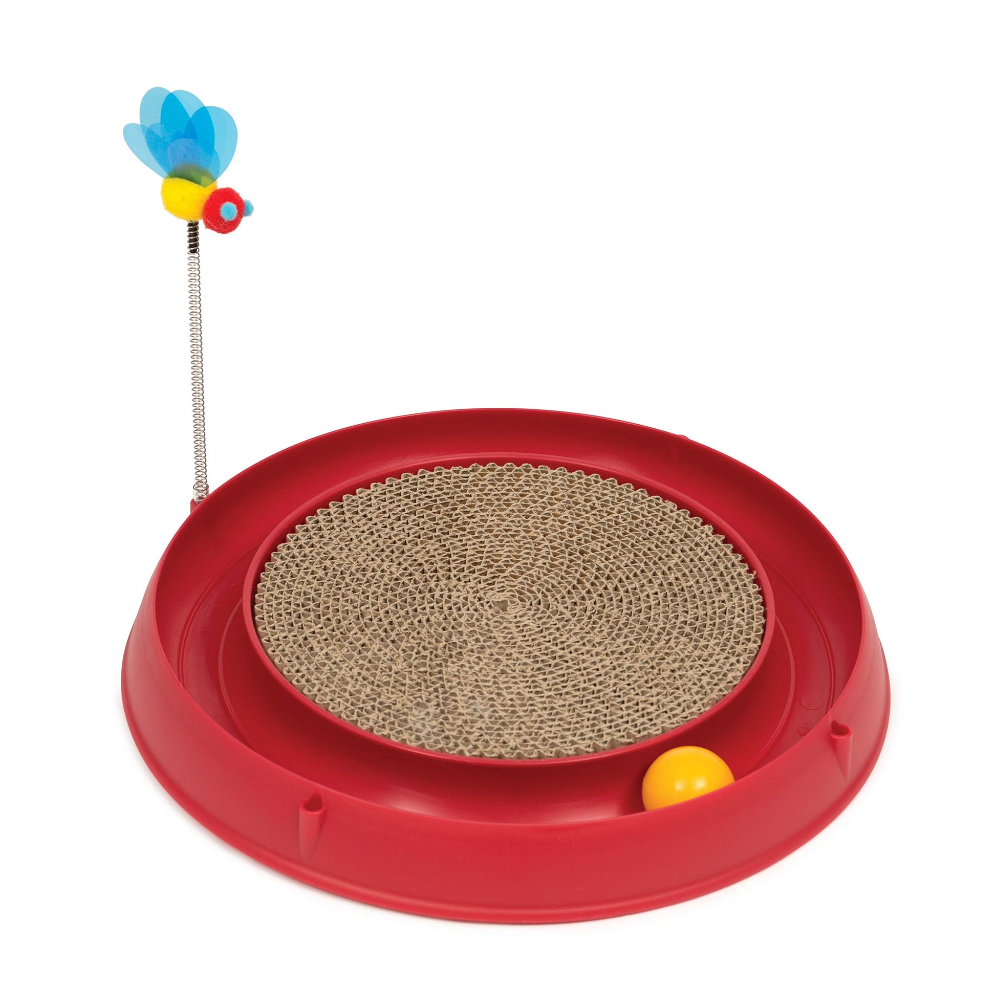 Catit Catit Play 3 in 1 Circuit Ball Toy with Scratch Pad Catit