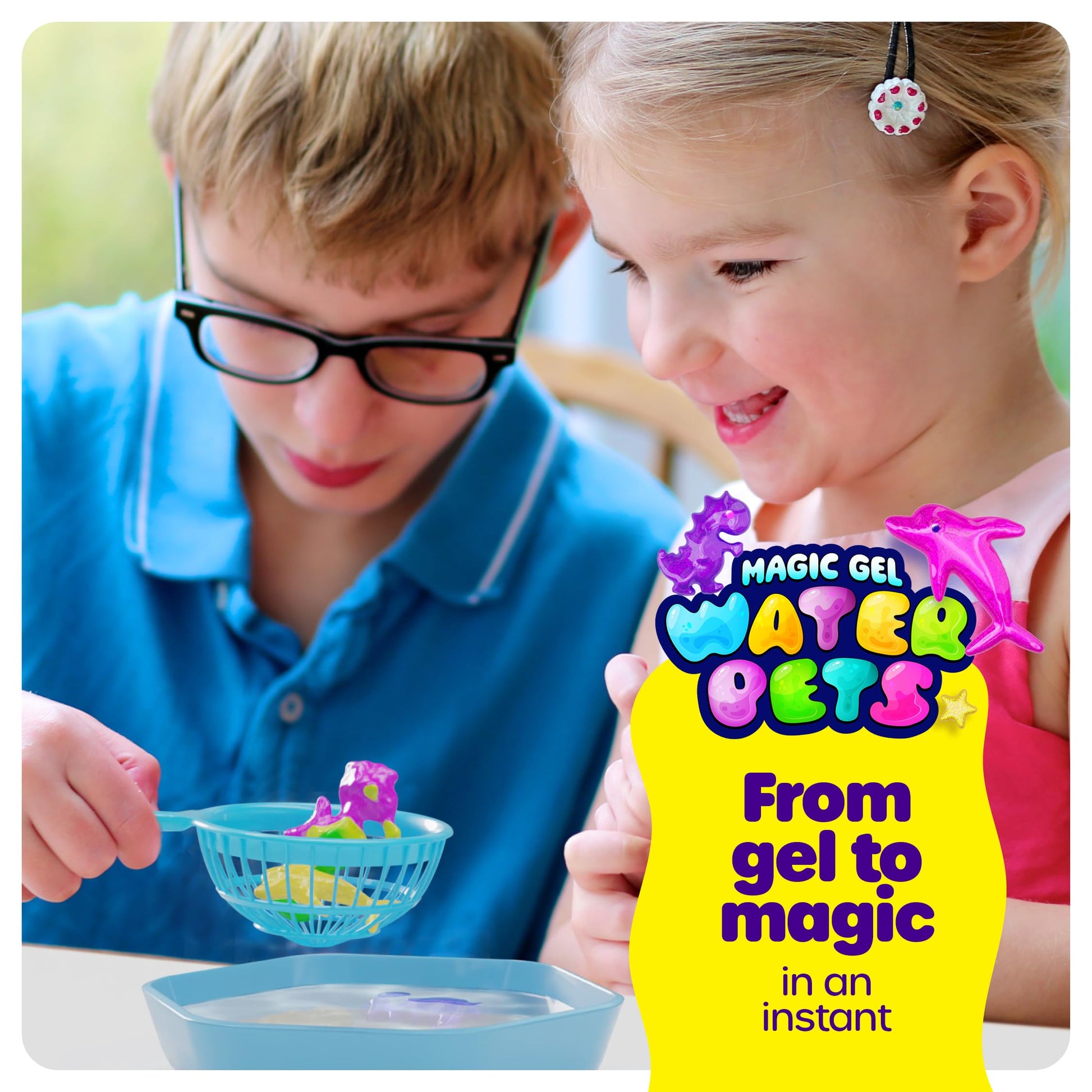 Dan&Darci Aqua Fairy Water Gel Kit for Kids - Craft for Kids - Magic Elf Toy Kits - Waters Pets - DIY Squishy Maker - Make Your Own Squishies Toys Crafts for Boys & Girls Ages 6-12