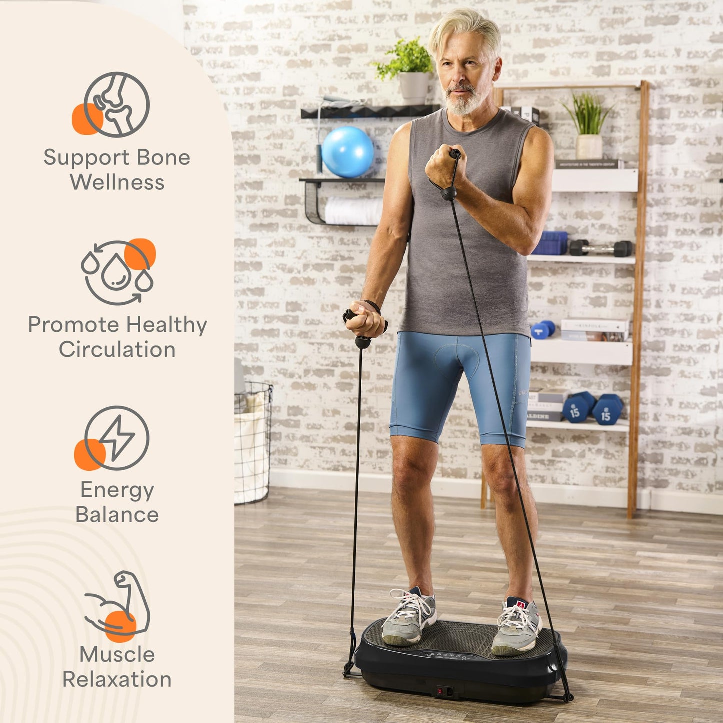 Lifepro Waver Mini Vibration Plate Exercise Machine, Compact & Powefull LifePro