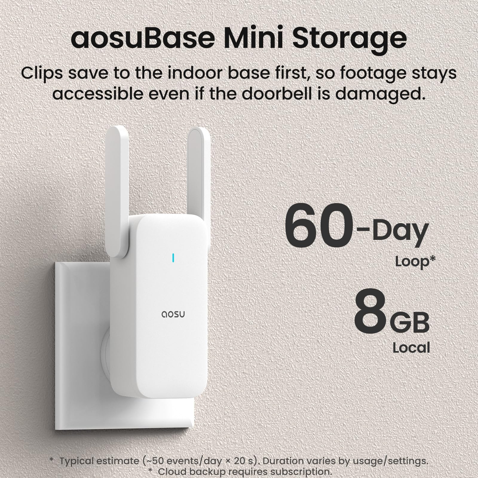 Doorbell Camera Wireless Outdoor, aosu 5MP Ultra HD, 3D Motion Detection Video Doorbell, Enhanced 2.4/5 GHz WiFi, 180-Day Battery Life, Work with Alexa & Google Assistant
