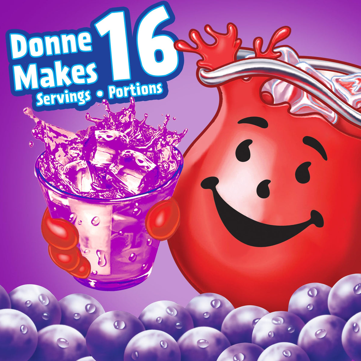Kool-Aid Grape Liquid Drink Mix, 48 mL Bottle (Pack of 12)