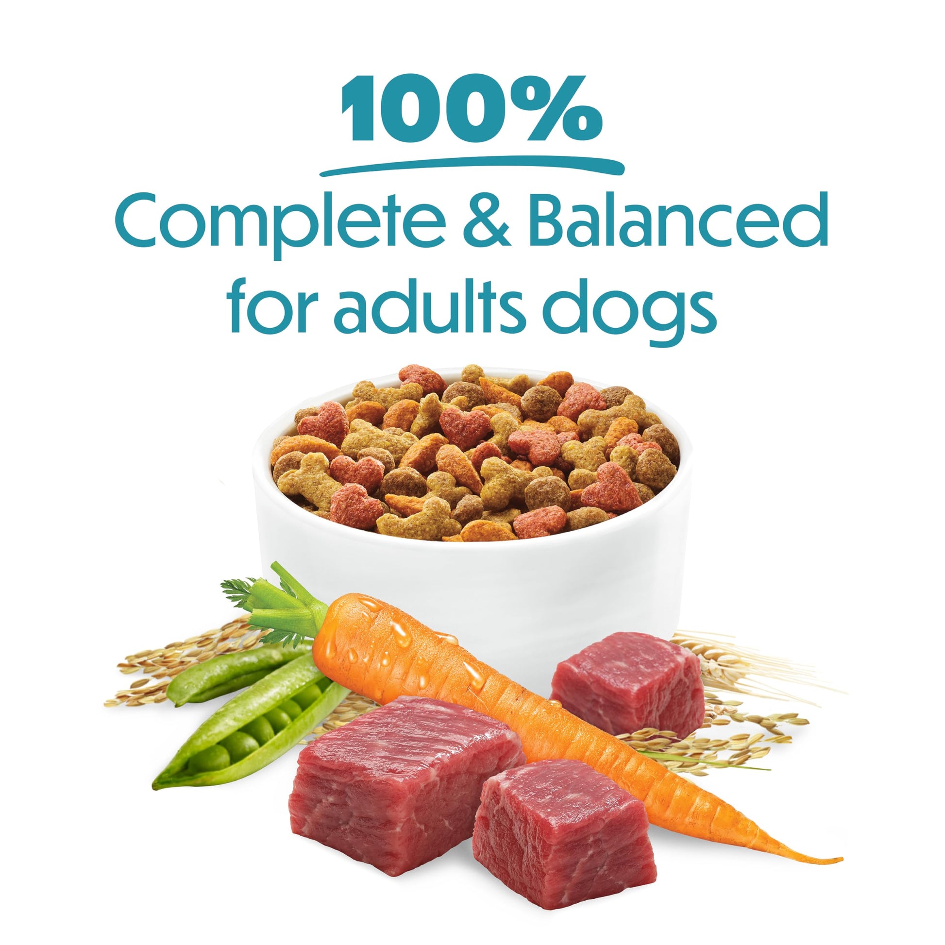 Beneful IncrediBites Dry Dog Food for Small Dogs, Real Beef - 7 kg Bag - Available at All In One Marketplace Canada