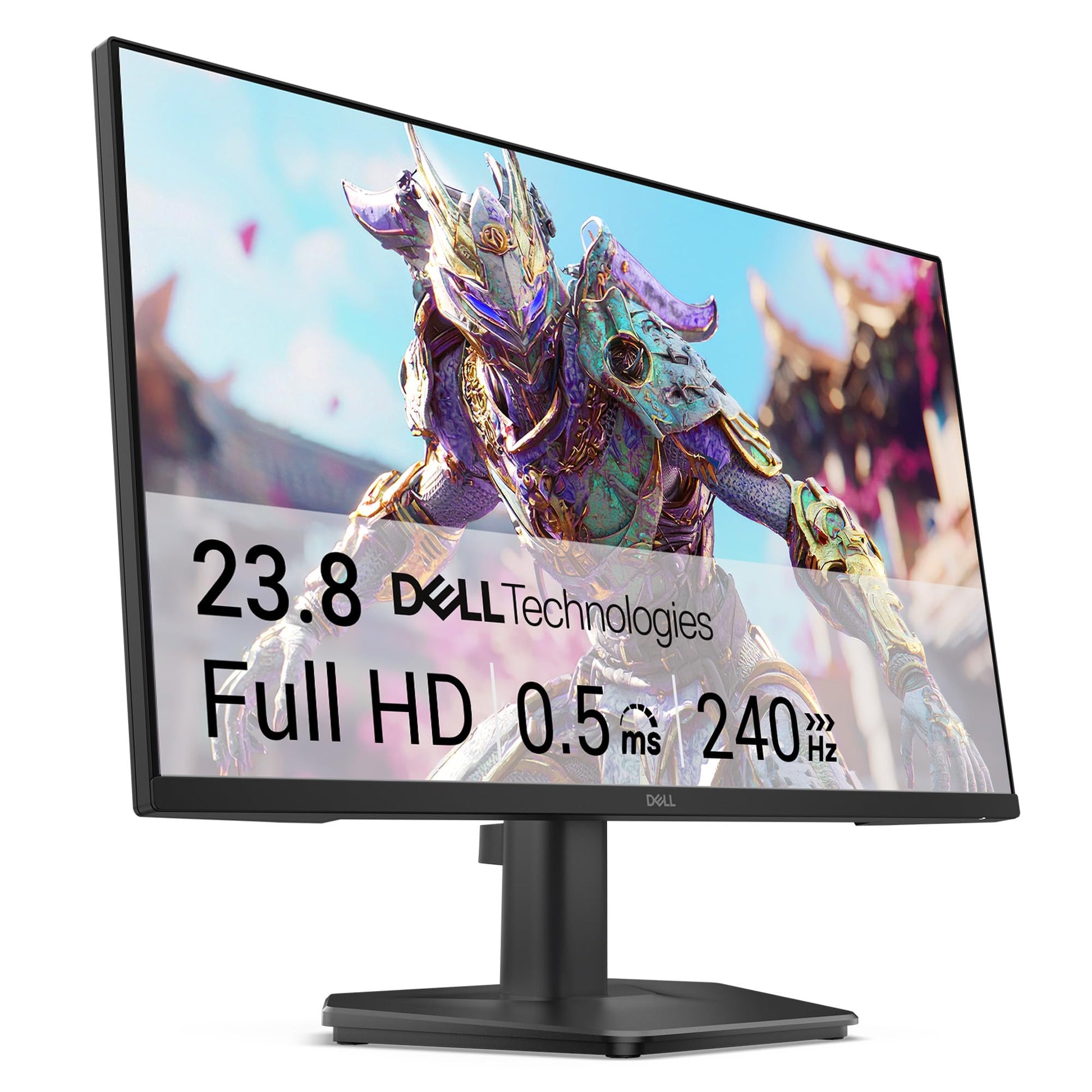Dell 24 240Hz Monitor - SE2426HG - 23.8-inch FHD (1920x1080) 240Hz Display, in-Plane Switching (IPS) Technology, AMD FreeSync™ Premium, TÜV 3-Star, 2X HDMI, DisplayPort 1.4, Tilt Dell