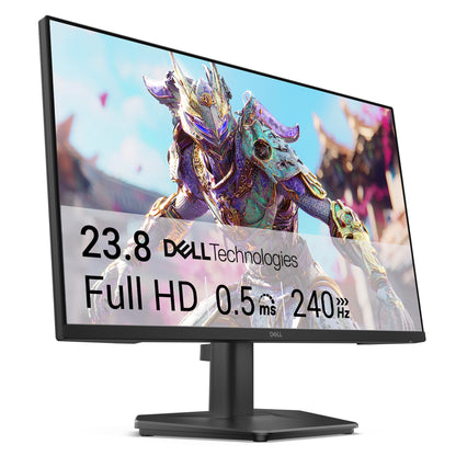Dell 24 240Hz Monitor - SE2426HG - 23.8-inch FHD (1920x1080) 240Hz Display, in-Plane Switching (IPS) Technology, AMD FreeSync™ Premium, TÜV 3-Star, 2X HDMI, DisplayPort 1.4, Tilt Dell