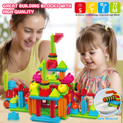 Feoxialy Stickle Bristle Building Blocks Bricks 108PCS Toys for Kids 3-5 🍁 All In One Marketplace Canada