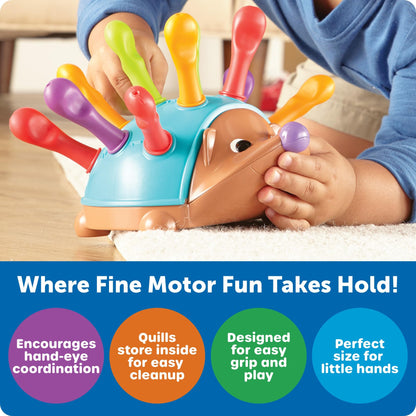 Learning Resources Spike The Fine Motor Hedgehog - Toddler Montessori Toys, Stacking Shape, Gifts for Boys and Girls, Sorting and Matching Skill Activities, Educational Games, Kindergarten - Available at All In One Marketplace Canada