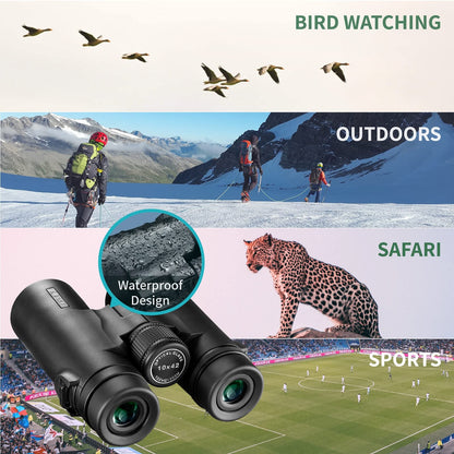 Gosky 10x42 HD Roof Prism Binoculars for Adults with Phone Adapter & Tripod Gosky