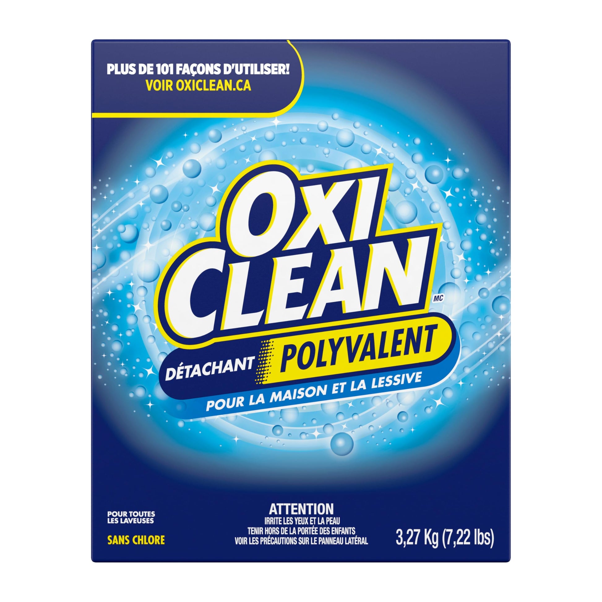 OxiClean Versatile Stain Remover Powder for Household, Laundry, Carpet, and Upholstery - Colour Safe, Chlorine Bleach Free, 3.27 kg