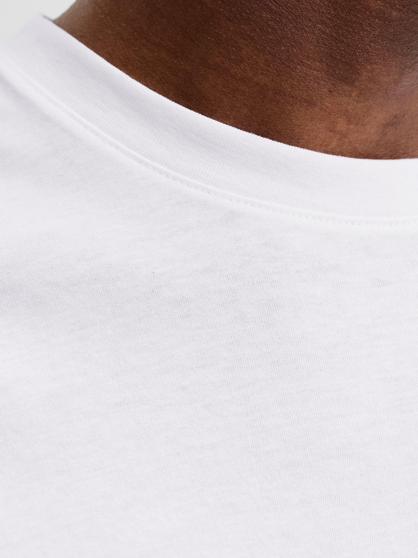 JACK & JONES Men's Regular Fit T-Shirt JJEORGANIC Basic TEE SS O-Neck NOOS White Large JACK & JONES
