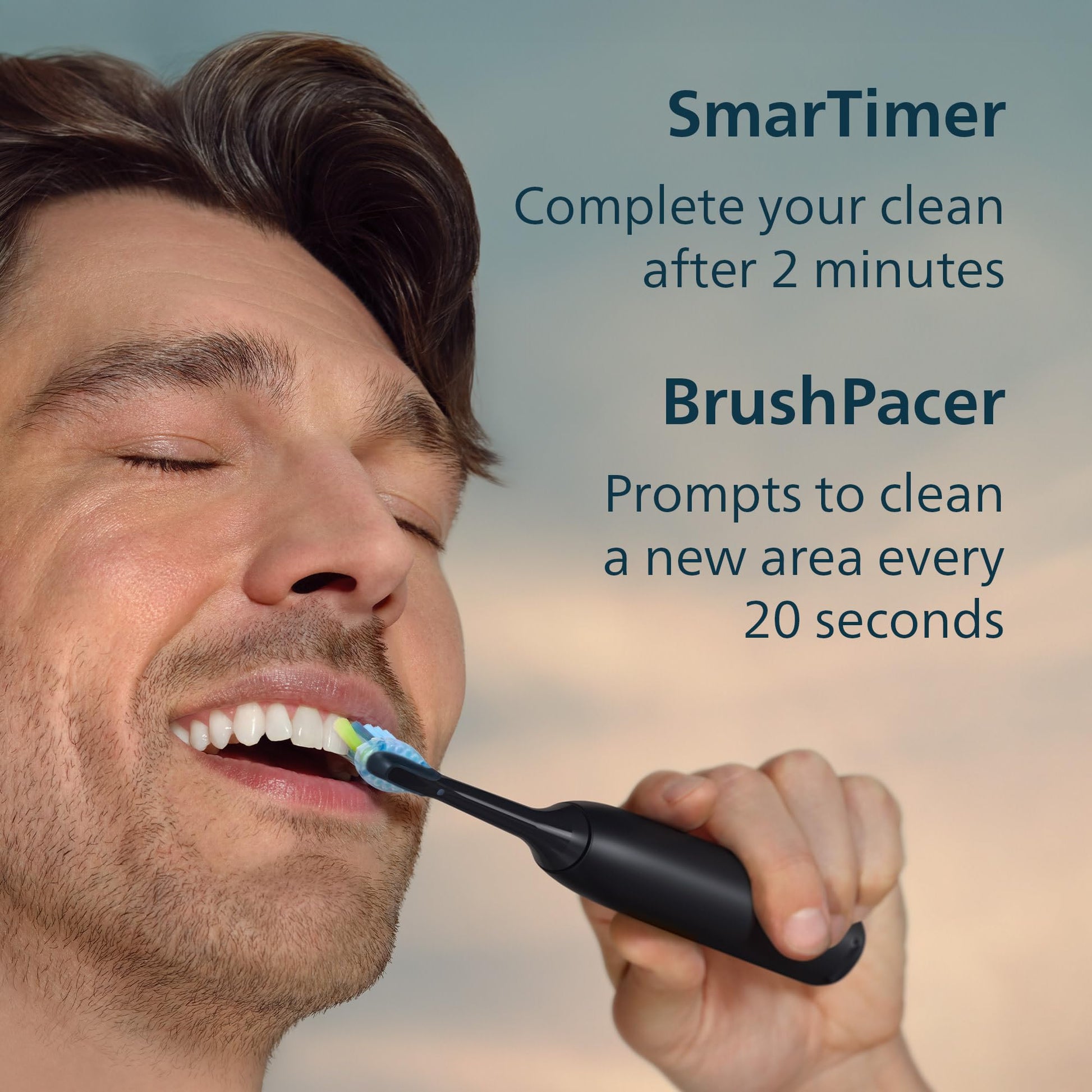 Philips Sonicare 5950 Rechargeable Electric Toothbrush, 2 Brush Head, Black Philips Sonicare