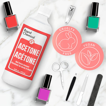Acetone Nail Polish Remover - Made in Canada (473 ml / 16 oz) - Available at All In One Marketplace Canada