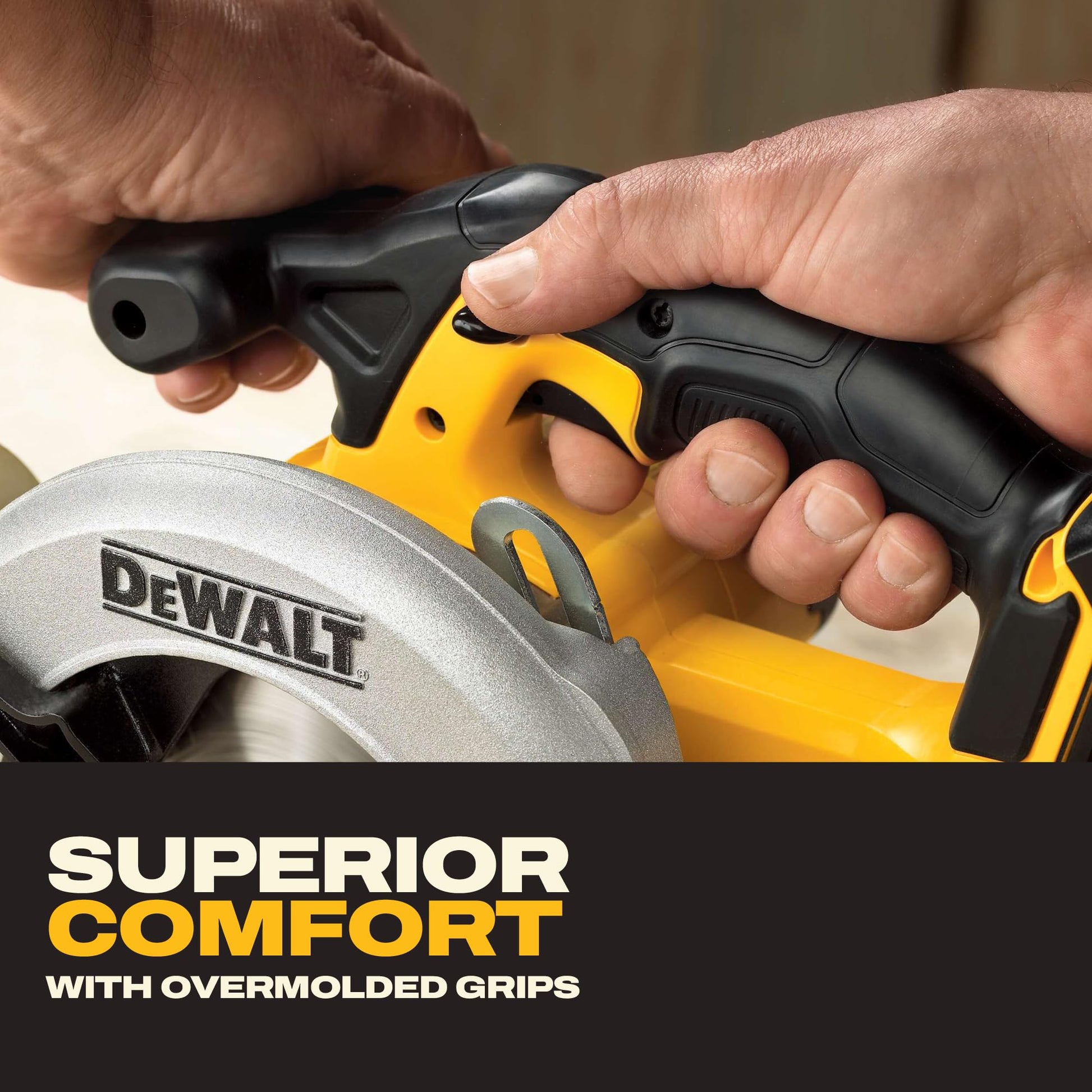 DEWALT 6-1/2-Inch 20V MAX Circular Saw, Tool Only (DCS391B) , Yellow DEWALT