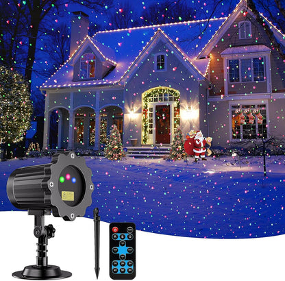 Brighter Laser Halloween & Christmas Projector Light Outdoor, RGB 3-Colors 🍁 All In One Marketplace Canada