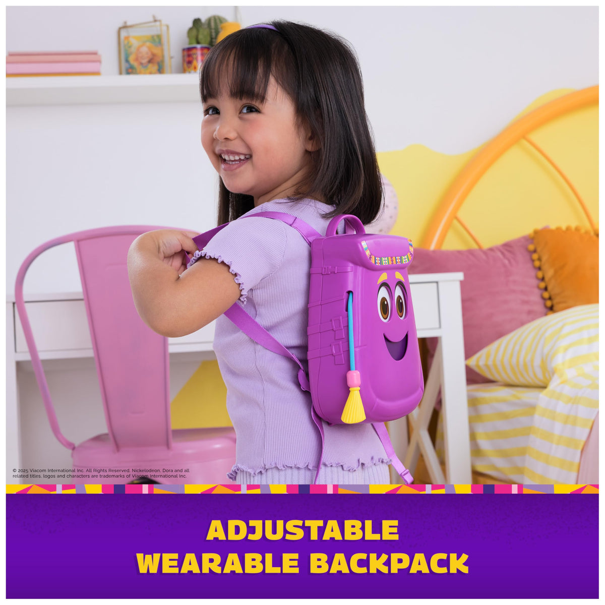 Dora, My Adventure Backpack, with Explorer Accessories‚ Toy Binoculars, Map & Compass, Kids Toys for Girls & Boys Ages 3 & Up