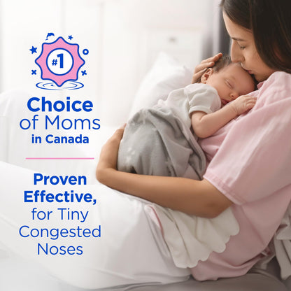 hydraSense Ultra-Gentle Mist Nasal Spray, Baby Nasal Care, 100% Natural Sourced Seawater, Preservative-Free, 210 mL 🍁 All In One Marketplace Canada