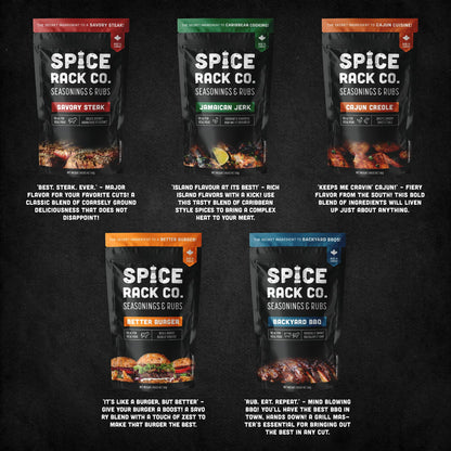 Spice Rack Co. BBQ Spices And Rubs Gift Set, BBQ Seasoning And Rubs 5-Pack 🍁 All In One Marketplace Canada