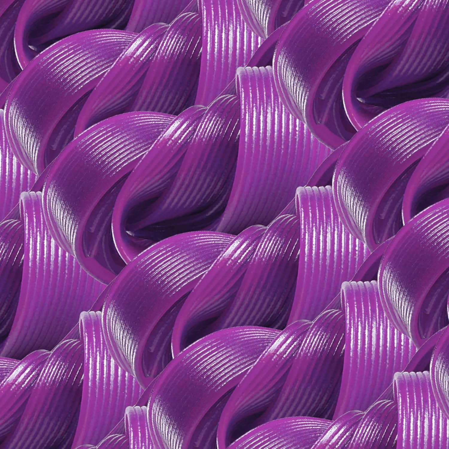 Sweet Sixteen Grape Licorice Ribbon Candy - Purple Chewy Rolls - Nut-Free - 8 Pack Bundle (125g Each)