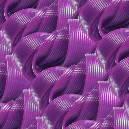 Sweet Sixteen Grape Licorice Ribbon Candy - Purple Chewy Rolls - Nut-Free - 8 Pack Bundle (125g Each)