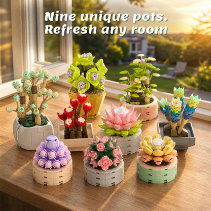 JMBricklayer Flowers Succulents Building Sets for Adults, Tiny Plants Decor 🍁 All In One Marketplace Canada