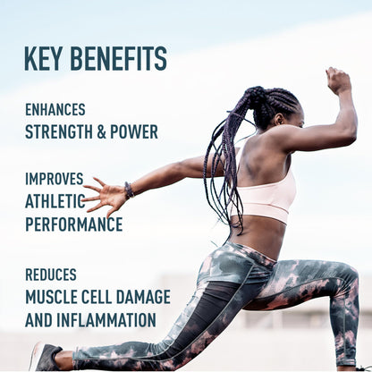 Organika Canadian-Made Creatine Capsules- Pure Micronized Creatine Monohydrate - Helps Build Lean Muscle, Increase Strength, and Improved Recovery and Performance for Men and Women- 300vcaps