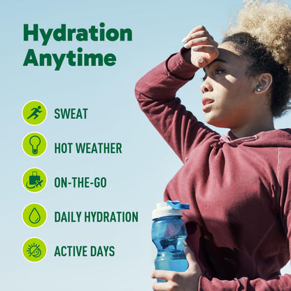 Organika Canadian-Made Electrolytes Powder with Vitamin C & Prebiotic Fibre - Sugar-Free Hydration Drink Mix - Classic Lemonade - 350 g - 100 servings Organika