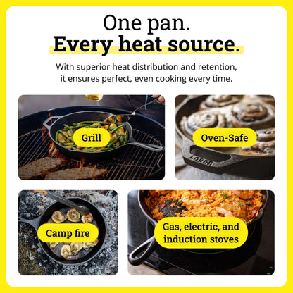 Lodge 8-Inch Pre-Seasoned Cast-Iron Skillet 🍁 All In One Marketplace Canada