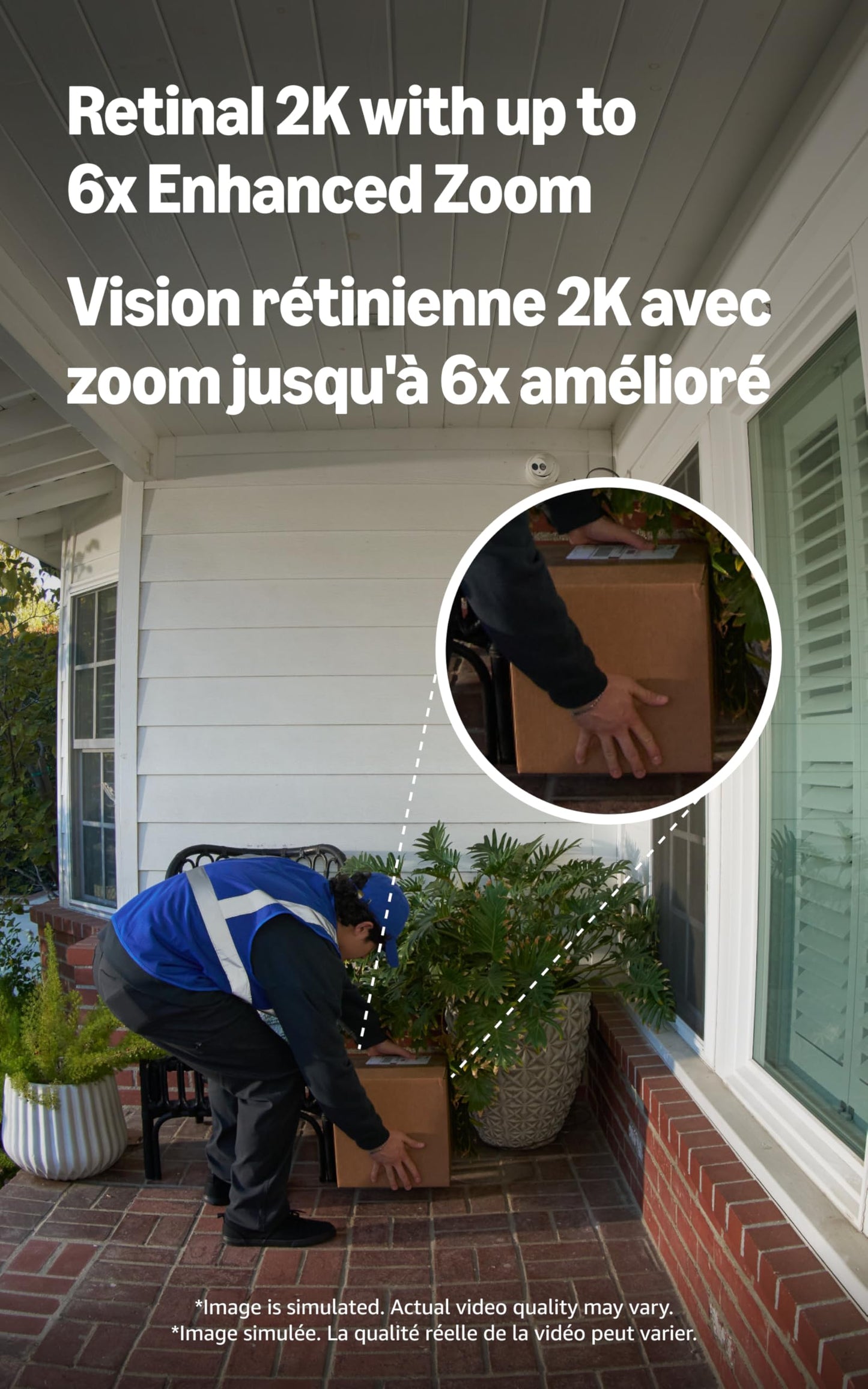 Ring Battery Doorbell Plus (newest model), Retinal 2K with wide-angle video, up to 6x Enhanced Zoom, Night Vision, and Quick Release Battery Pack, Nickel Silver