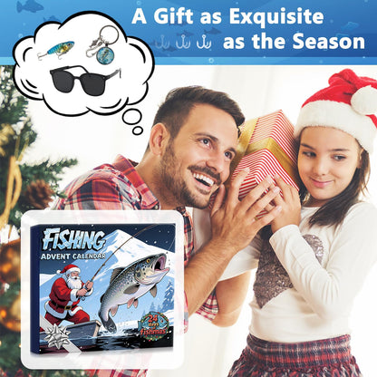 Fishing Advent Calendar 2026, 24-Day Christmas Tackle Box with Bass/Trout Lures | Fishing Gift for Men, Teens, Dad, Boyfriend | Countdown Bait Set (Surprise Box) 🍁 All In One Marketplace Canada