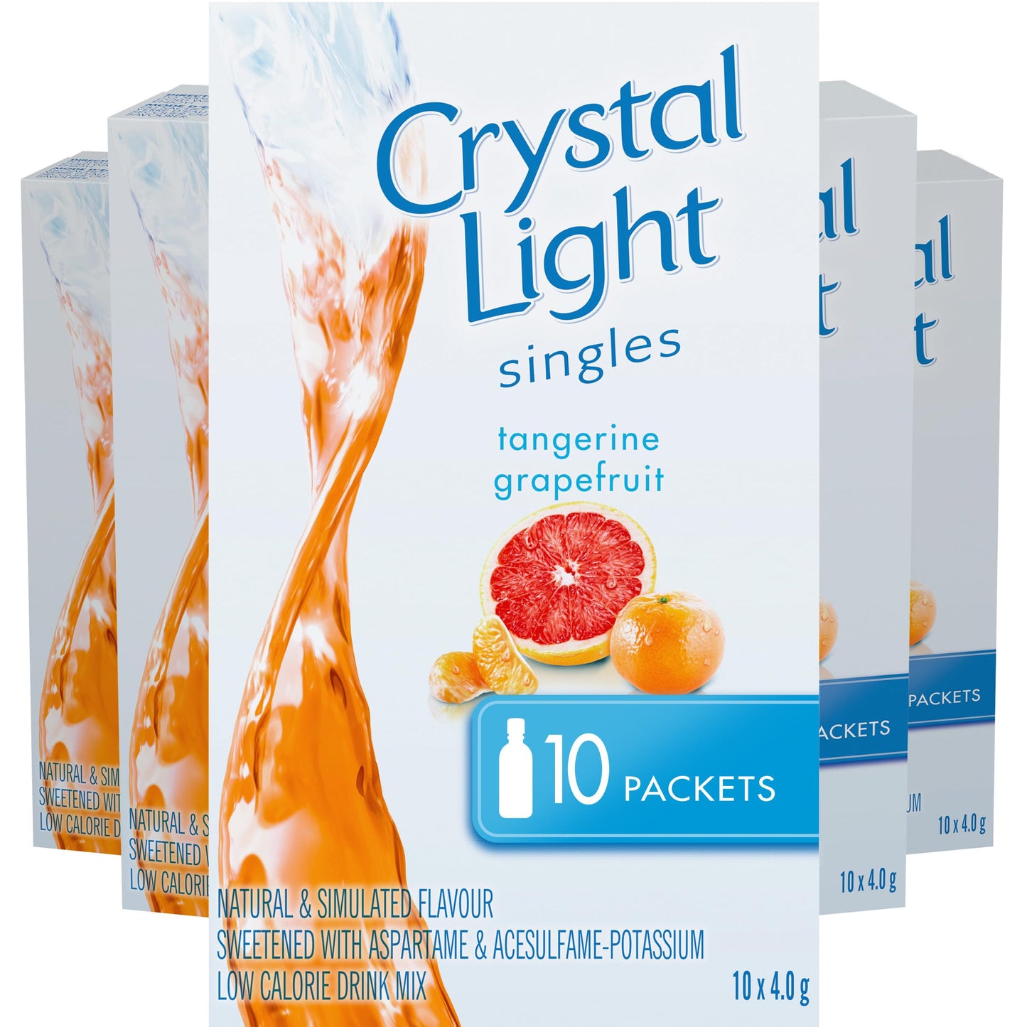 Crystal Light Singles Tangerine Grapefruit Drink Mix - 10 Calorie Packets