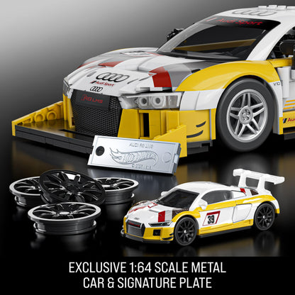 Mattel Brick Shop Hot Wheels Elite Series ’15 Audi R8 LMS Building Set Mattel
