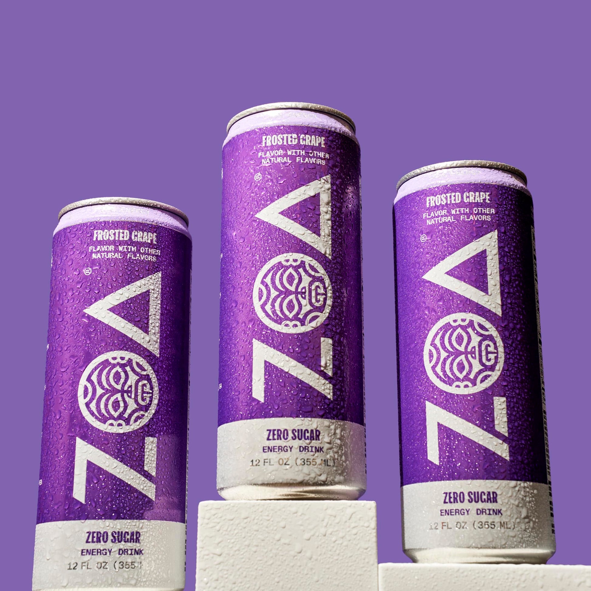 ZOA Sugar Free Energy Drinks, Variety Pack - 355ml (Pack of 12)