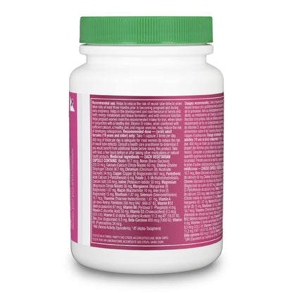 Organika Essential Prenatal – Vegetarian Prenatal Multivitamin for Baby & Mom – Complete Nutrition with Methylated Folate, Iron, Choline, Vitamin D & Calcium – Supports Pregnancy, Postpartum Health