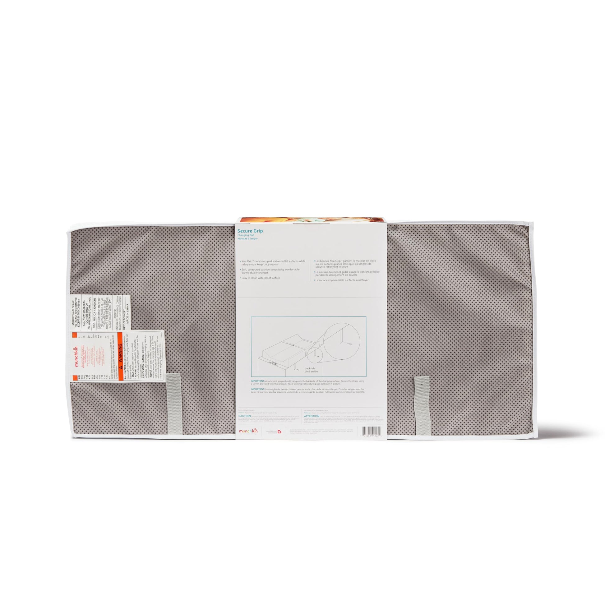 Munchkin Secure Grip Waterproof Diaper Changing Pad, 16" x 31" - Available at All In One Marketplace Canada