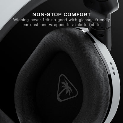 Turtle Beach Stealth 600 Wireless Multiplatform Amplified Gaming Headset for PS5, PS4, PC, Nintendo Switch & Mobile – Bluetooth, 80-Hr Battery, Noise-Cancelling Flip-to-Mute Mic, 50mm Speakers – White