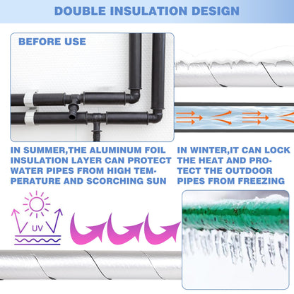 Pipe Insulation Wrap Pipe Insulation Foam Tube Insulation Tape 🍁 All In One Marketplace Canada